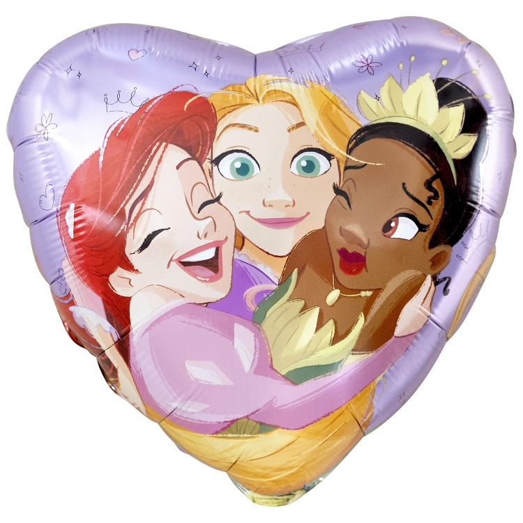 Μπαλόνι Foil Καρδιά Πριγκίπισσες Disney 45εκ.