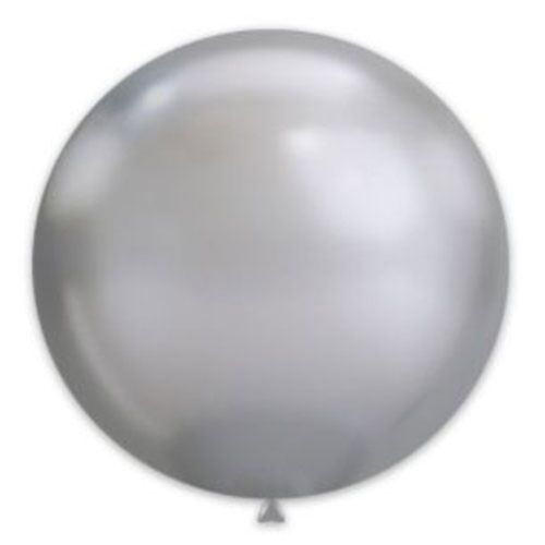 Μπαλόνια silver extra metallic 45 εκ.
