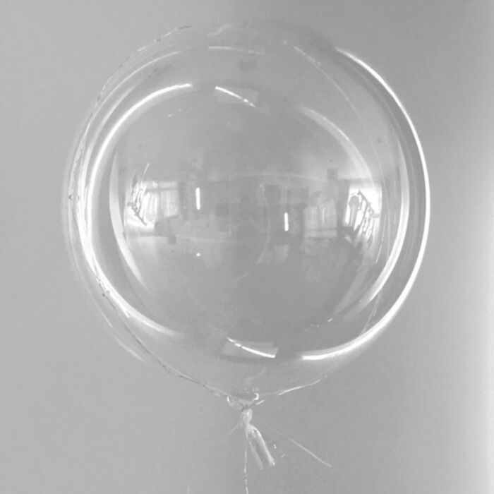 Μπαλόνι με τεράστιο λαιμό 90 εκ. διάφανο bubble professional