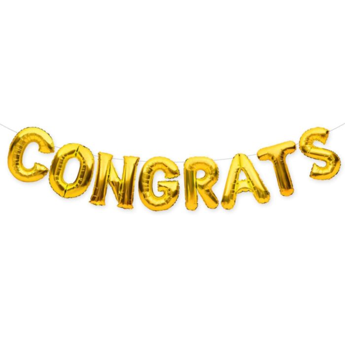 Μπαλόνι λέξη Congrats 40εκ.