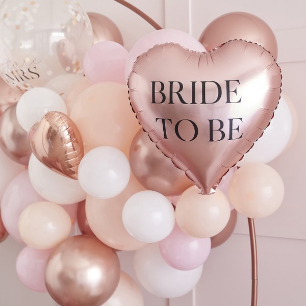  DIY Γιρλάντα με Μπαλόνια Bride to be (65 τεμ)