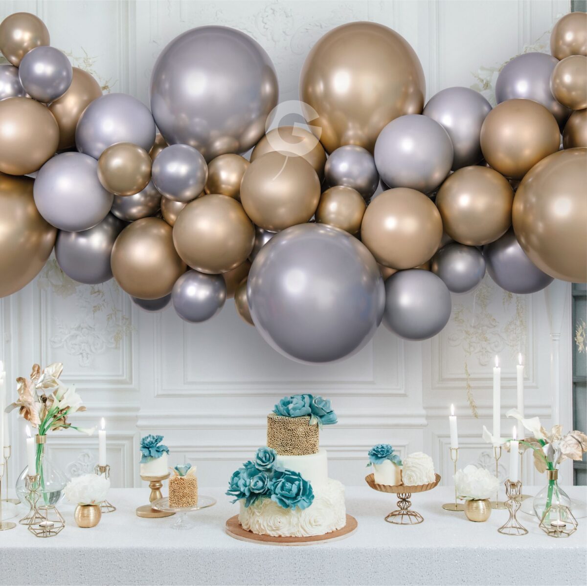 Γιρλάντα DIY Shiny Μπαλόνια (65 τεμ.)