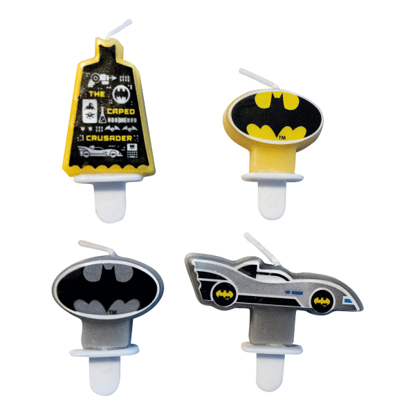 Κεράκια τούρτας Batman (4 τεμ) 