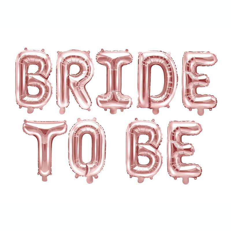  Μπαλόνια ροζ χρυσό “Bride to Be”