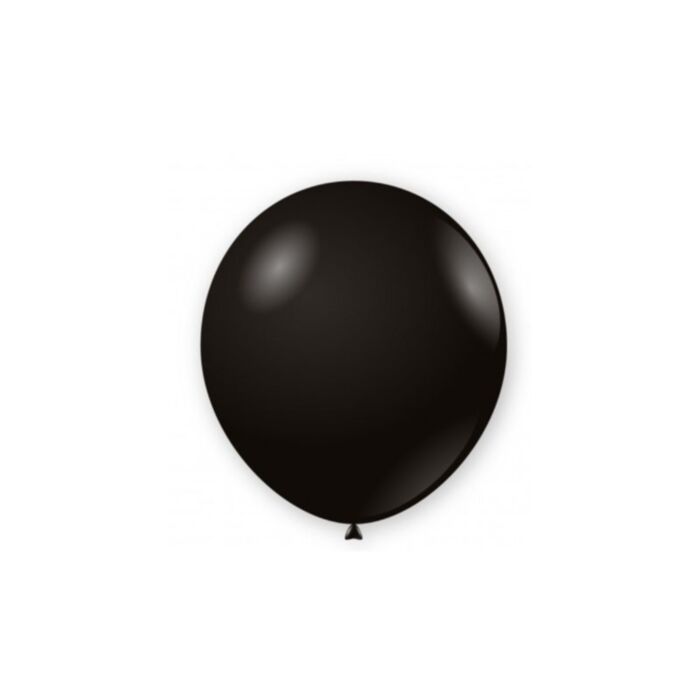 Μπαλόνια Latex Μαύρο Ματ 13εκ.