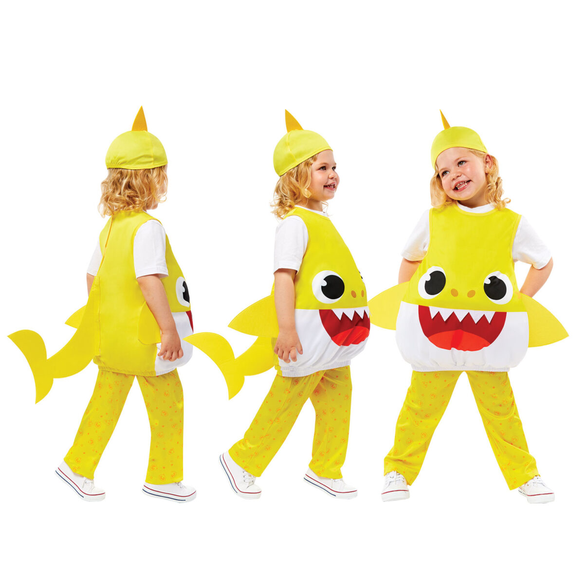 Παιδική Στολή Baby Shark κίτρινο 