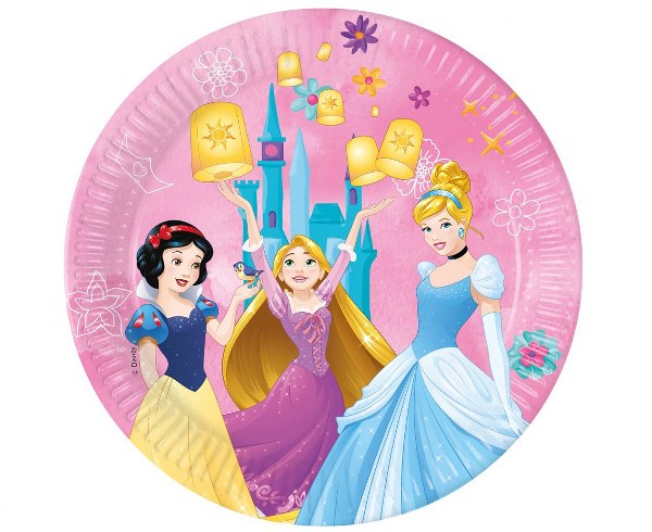 Πιάτα φαγητού Πριγκίπισσες Disney (8 τεμ.)