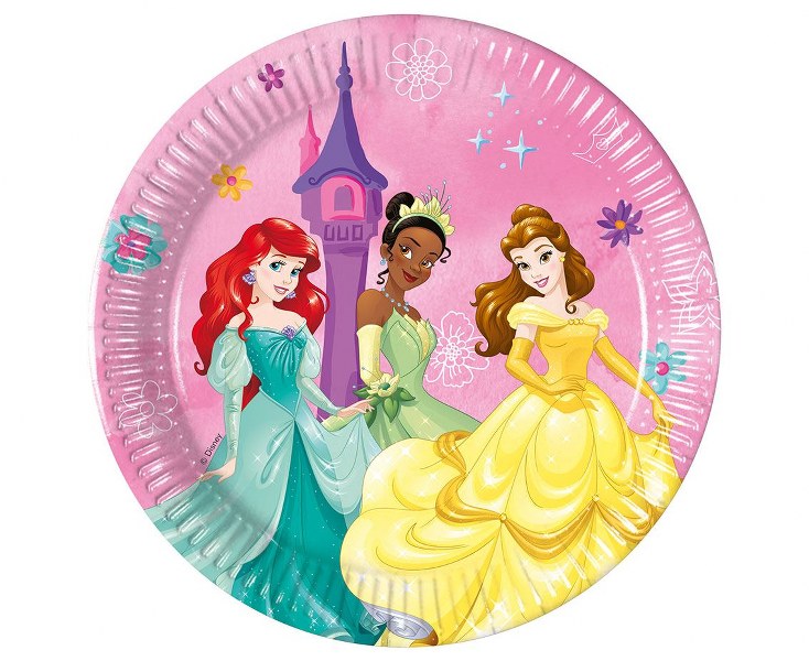 Πιάτα γλυκού Πριγκίπισσες Disney (8 τεμ.)