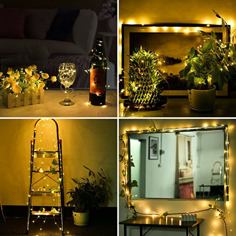 Led φωτισμός με μπαταρίες - 3 μέτρα μήκος με 30 Led λαμπάκια
