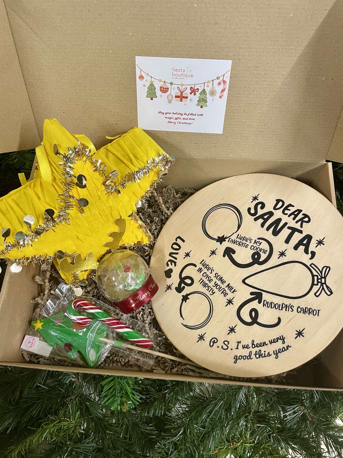 Χριστουγεννιάτικο παιδικό κουτί  “Dear Santa” – Fiesta Boutique